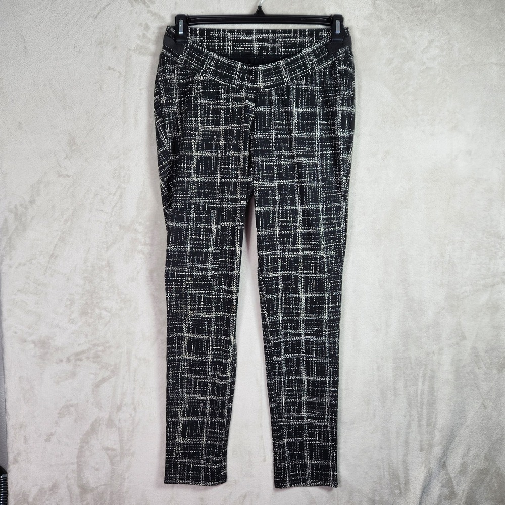 Denim & Co Adaptive Pants Womens Small Black Stretch Wheelchair Fit A619390